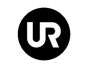 Logotyp för Utbildningsradion (UR) – offentlig service för digitala läromedel och undervisningsmaterial i Sverige.