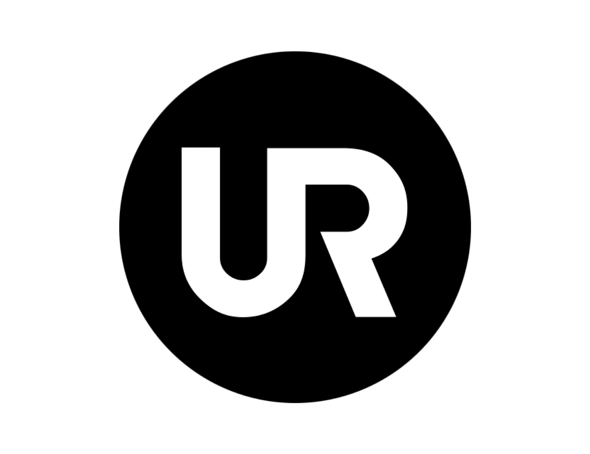 Logotyp för Utbildningsradion (UR) – offentlig service för digitala läromedel och undervisningsmaterial i Sverige.