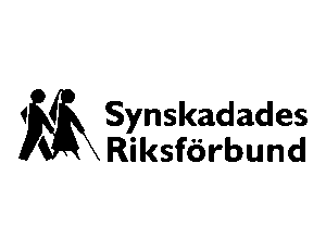 Logotyp för Synskadades Riksförbund – organisation som arbetar för rättvisa, tillgänglighet och stöd för personer med synnedsättning.